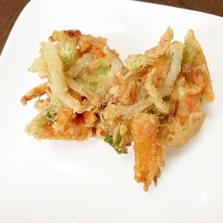 桜エビと小松菜のかき揚げ レシピ 作り方 By Ryourihamakasete 楽天レシピ